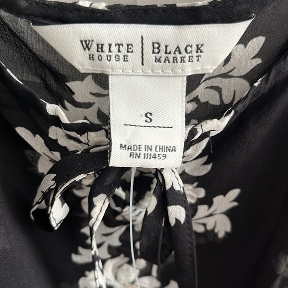 NWT White House Black Market Silk Sheer Tank Top - Picture 3 of 9